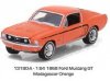 1:64 GL Muscle Series 19 1968 Ford Mustang GT Madagascar Orange