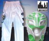 WWE Rey Mysterio Green & Silver Replica Kid Size Mask & Pants Combo