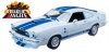 1:18 1976 Ford Mustang Cobra II White with Blue Charlie's Angels