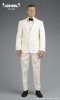 1/6 Accessories Retro Gentleman Suit in White Vortoys VOR-1009B