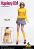 Flirty Girl’s 1:6 Scale Female Set Yellow Mystery Girl FGC-2017-14