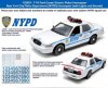 1:18 Ford Crown Victoria NYC Police Department Greenlight #12920