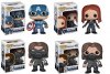 Marvel Pop! Captain America The Winter Soldier Set of 4 Vinyl by Funko