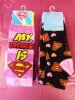 Dc Superheroes My Boyfriend Is Superman 2 Pair Pack Socks DCX0013K2