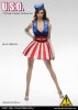 Flirty Girl’s 1:6 Scale Female Clothing Set in Blue U.S.O. FGC-2016-1