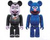 Bearbrick Sesame Street Count Von Count & Grover 2 Pack by Medicom 