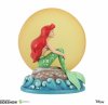 Disney Ariel Sitting on Rock by Moon Figurine Enesco