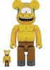 Simpsons Cyclops Bearbrick 400% & 100% 2 Pack Medicom