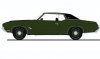 1:18 Scale 1971 Oldsmobile Cutlass SX Green by Acme