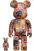 Andy Warhol X Jean Michel Basquiat Bearbrick 400% & 100% 2 Pck Medicom