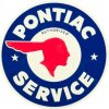 Pontiac Service 24 inch Large Round Sign by Signs4Fun