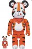 Kelloggs Tony The Tiger Vintage Bearbrick 400% & 100% 2 Pack Medicom