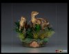 1:10 Jurassic Park Just The Two Raptors Dlx Statue Iron Studios 908929