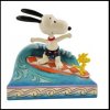 Snoopy & Woodstock Surfing Figurine Enesco 909190
