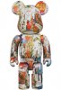 Andy Warhol X Jean Michel Basquiat 4 1000% Bearbrick by Medicom