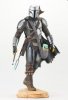 Star Wars The Mandalorian with Child Premier Collection Statue Diamond