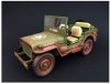 1:18 Scale Army Jeep Vehicle US Army Green Weathered AD–77404A