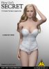 Flirty Girls 1:6 Accessories Corset Lingerie Set in White FGC-2015-21A