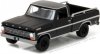 1:64 Black Bandit Series 17 1968 Ford F-100 with Bed Rails Greenlight