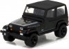 1:64 Black Bandit Series 17 1989 Jeep Wrangler Soft Top Greenlight