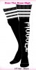 Harry Potter Ladies Muggle Over The Knee High HT132-Black Socks