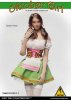 Flirty Girl’s 1:6 Scale Female Clothing Set Green Dress FGC-2017-7