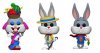 Pop! Animation Bugs Bunny 80Th Set of 3 Vinyl Figures by Funko
