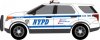 1:64 Hot Pursuit Series 19 2014 Ford Police Utility Interceptor 