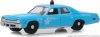 1:64 Hot Pursuit Series 32 1974 Dodge Monaco Montreal Greenlight