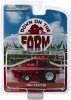 1:64 Down on the Farm Series 2 1982 Tractor Red and Black Greenlight