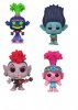 Pop! Movies Trolls World Tour Set of 4 Vinyl Figures Funko