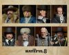 The Hateful Eight Movie 8" Clothed Figure Set of 9 by Neca