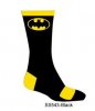 DC Mens Pair of Athletic Crew Socks Batman Black/Yellow SS543