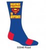 DC Mens Pair of Athletic Crew Socks Superman Deathly Allerigic SS548