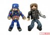 Marvel Minimates ser 66 Captain America & Winter Soldier Civil War    