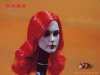 BELET 1/6  Figure Accessories Red-Haired Beauty Head BLT-015