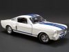 1:18 1966 Shelby GT350 Supercharged White with Blue Stripes Acme