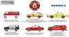 1:64 Fire & Rescue Series 2 Set of 6 by Greenlight 