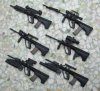 1:6 Scale  Armoury AUG Weapon Set of 6 (black)