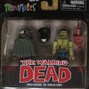 Walking Dead Series 4 Hooded Michonne & Crawling Zombie Minimates TRU
