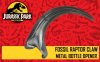 Jurassic Park Fossil Raptor Claw Metal Bottle Opener 