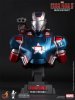 1/4 Scale Iron Man 3 Iron Patriot Collectible Bust by Hot Toys