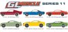 1:64 GL Muscle Series 11 Set of 6 by Greenlight