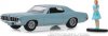 1:64 The Hobby Shop Series 7 1970 Mercury Cougar with Woman Greenlight