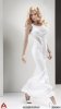 ACPLAY 1:6 Accessories Sleeveless Mermaid Gown in White AP-ATX014B