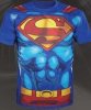 Superman Abs T-Shirt Blue Size Medium