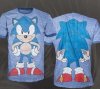 Sonic Sega T/Shirt Blue S-2XL