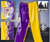 WWE Rey Mysterio 1/2 Yellow & 1/2 Purple Replica Pants