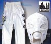 WWE Rey Mysterio White Replica Kid Size Mask & Pants Combo