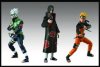 Naruto Shippuden 4 inch Series 1 Set of 3 Figures by Toynami